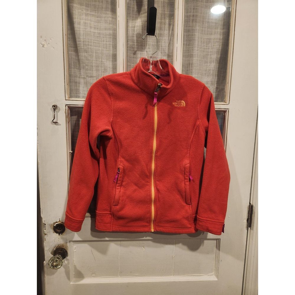 The North Face Girls Youth Size Large Red Zip Up Jacket